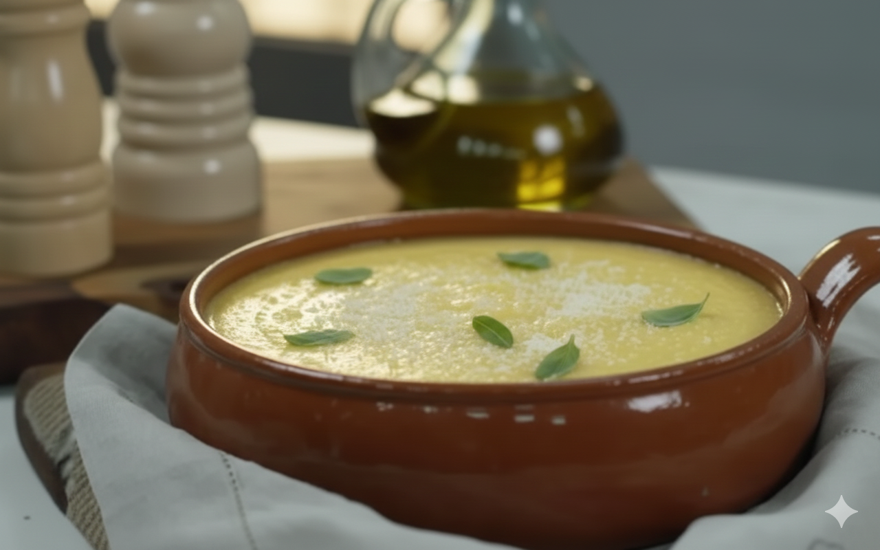 Angu mineiro cremoso e fácil de fazer