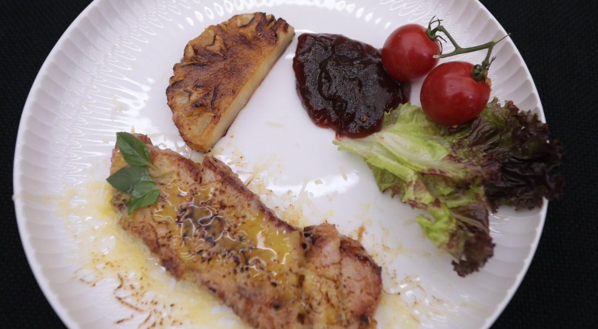 Picanha suína com abacaxi caramelizado/ TV Jornal - Picanha suína com abacaxi caramelizado/ TV Jornal