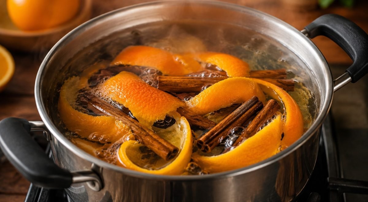 Casca de laranja e canela/Imagem gerada por IA. - Casca de laranja e canela/Imagem gerada por IA.